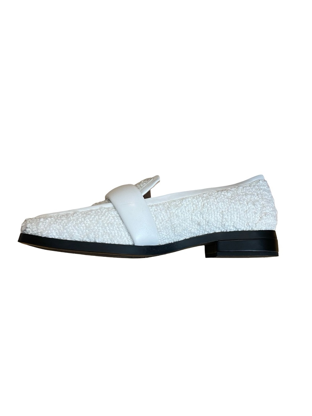 Vionic Mylene White Bouclé Loafers - Picture 5 of 16